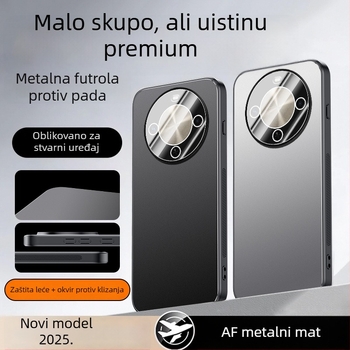 Kućište za Huawei Enjoy 70X s metalnim mat završetkom, disipacija topline, potpuno pokriće i zaštita objektiva kamere
