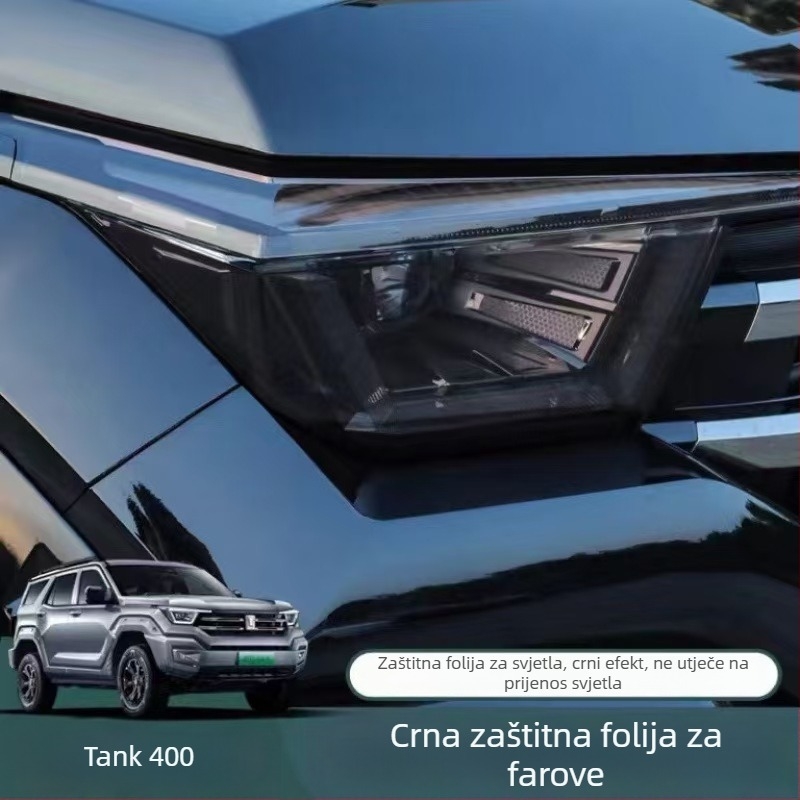 Film za svjetla Haval Tank 400/500/300 — TPU materijal, marka New Technology, 2 godine garancije