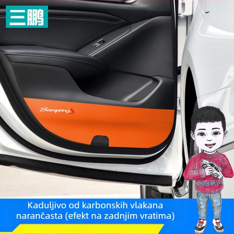 Auto zaštitni film protiv udaranja za vrata – PP film, snažna adhezija, prilagodljiva obrada