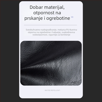 Muška crossbody torba, gradski stil (vodootporna, velika zapremina, više pretinaca, PU materijal, pogodno za 8-inčni prijenosnik)