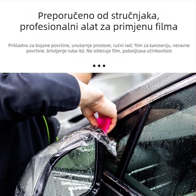 Alat za primjenu automobilske folije | Nevidljivi alat za omatanje auta | Mekani gumeni škraper za film