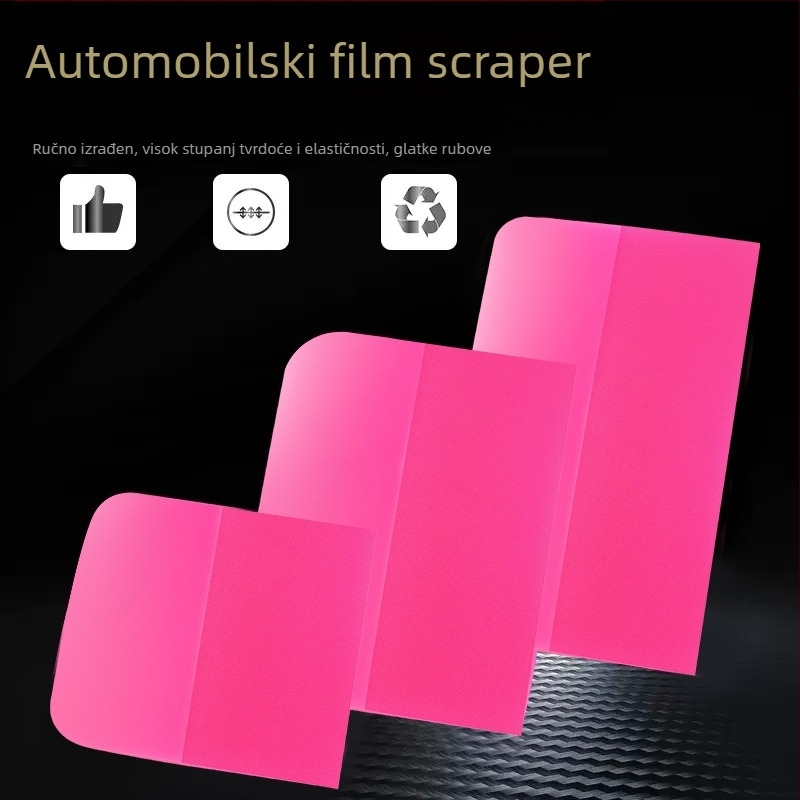 Alat za primjenu automobilske folije | Nevidljivi alat za omatanje auta | Mekani gumeni škraper za film