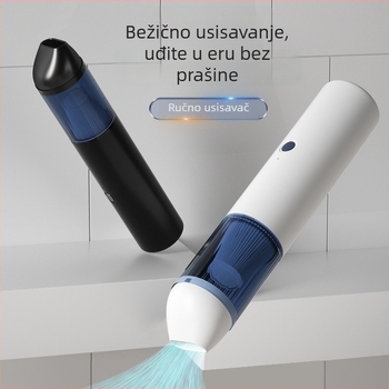 Prijenosni bežični usisavač za automobil s ugrađenom baterijom, mokro i suho korištenje, usis 3100–4000 Pa, do 200 W, ravni nastavak