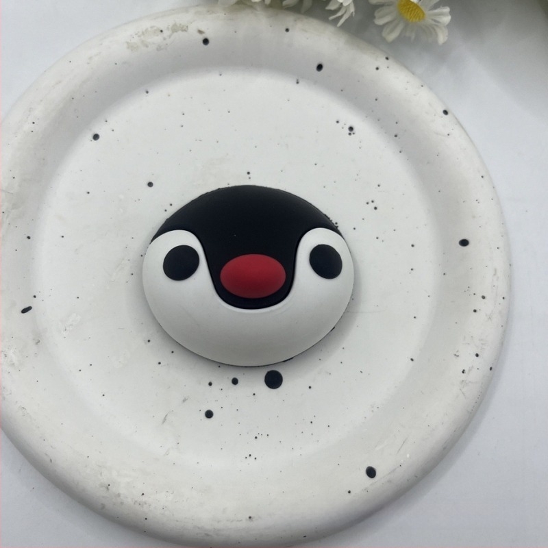 Crtani obiteljski magnetski frižider s pingvinima – silikon, crtani stil, magnetska privlačnost, dodatak za futrolu za telefon