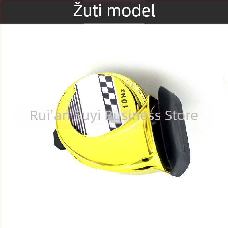 Automobilski snail horn, zatvoren model Sealed Snail Horn, 12/24V, 30W, 5 Ω, 105–115 dB, -40 do 80 °C