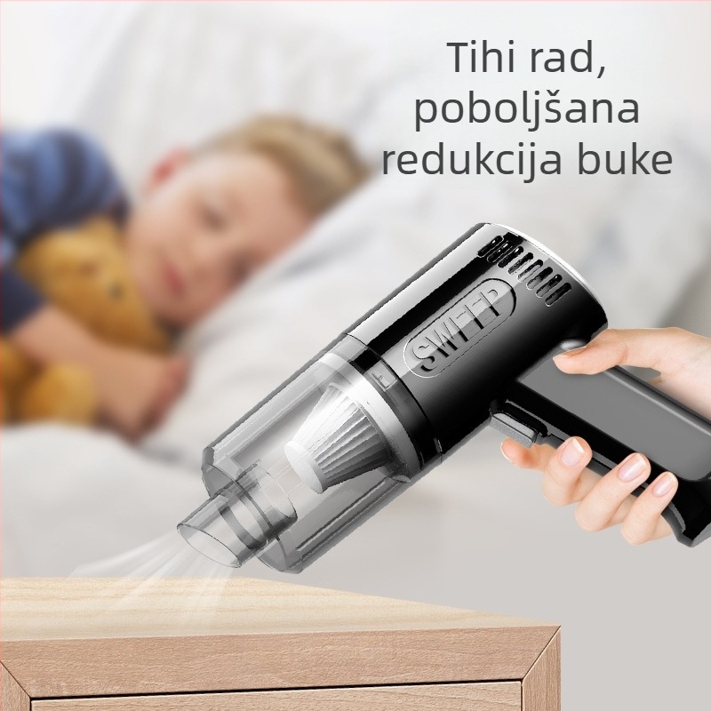 KLD prijenosni usisivač za automobil, 12V, 120W, usisna snaga 2500 Pa