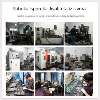 Digitalni mjerni kaliper od nehrđajućeg čelika, s digitalnim zaslonom, industrijska visoka preciznost