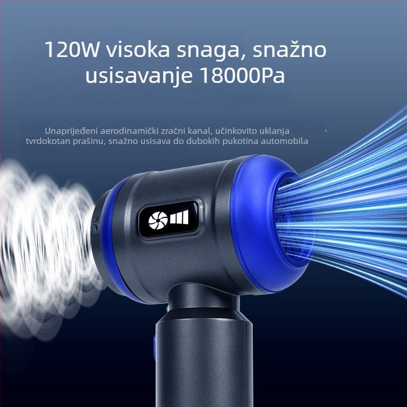Secret Box 2025 bežični ručni usisavač za auto i dom, snažan usis