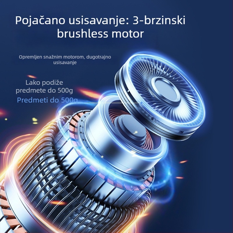 Secret Box 2025 bežični ručni usisavač za auto i dom, snažan usis