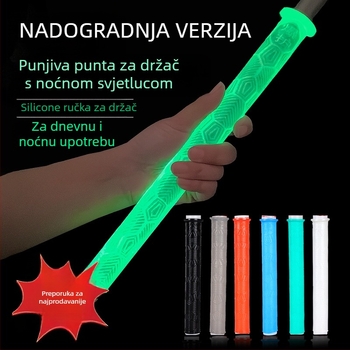 Silikonska navlaka za dršku štapa — debela, mekana, otporna na habanje, protuklizna, s prekidačem za štap