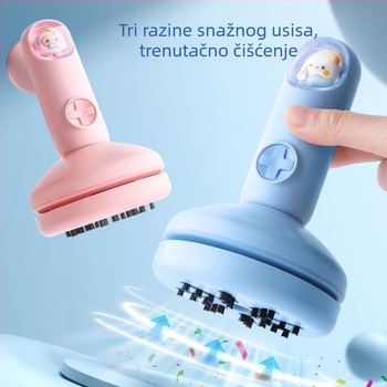 Prijenosni ručni usisavač za čišćenje tipkovnice, s plosnatim nastavkom i spremnikom za prašinu, usis do 2000 Pa, niski šum ispod 36 dB, napajanje DC (bez ugrađene baterije)
