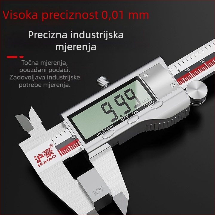 Shanghai Hao Digitalni kaliper s prikazom – visoka preciznost, industrijske klase, za nakit i antikvitete