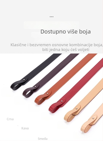 Remen za torbu/rameni, PU materijal, izuzetno lagan, prostrijivi podesivi remen, proljeće 2025