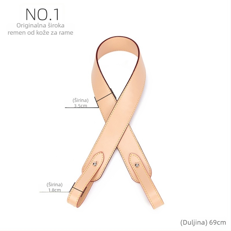 Remen za torbu/rameni, PU materijal, izuzetno lagan, prostrijivi podesivi remen, proljeće 2025
