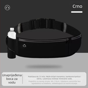 Sportska torbica za bedro za telefon – Unisex, prozračna, vodootporna, ultra lagana, protiv krađe (PU materijal; za vanjske sportove)