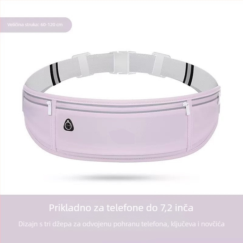 Sportska torbica za bedro za telefon – Unisex, prozračna, vodootporna, ultra lagana, protiv krađe (PU materijal; za vanjske sportove)