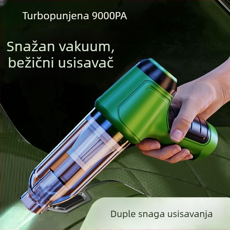 Bežični usisavač za automobil s usisom 20000 Pa, snaga 300 W, punjiv, do 45 minuta rada, niska buka