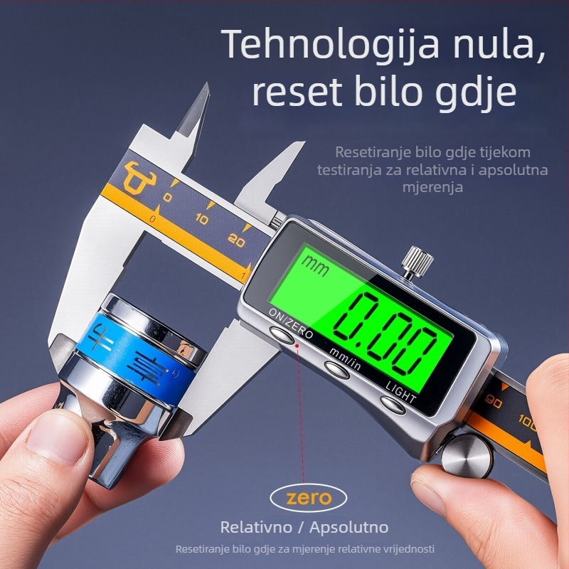 Digitalni kaliper Enjoy (industrijske klase; nehrđajući čelik; vernier; elektronički)