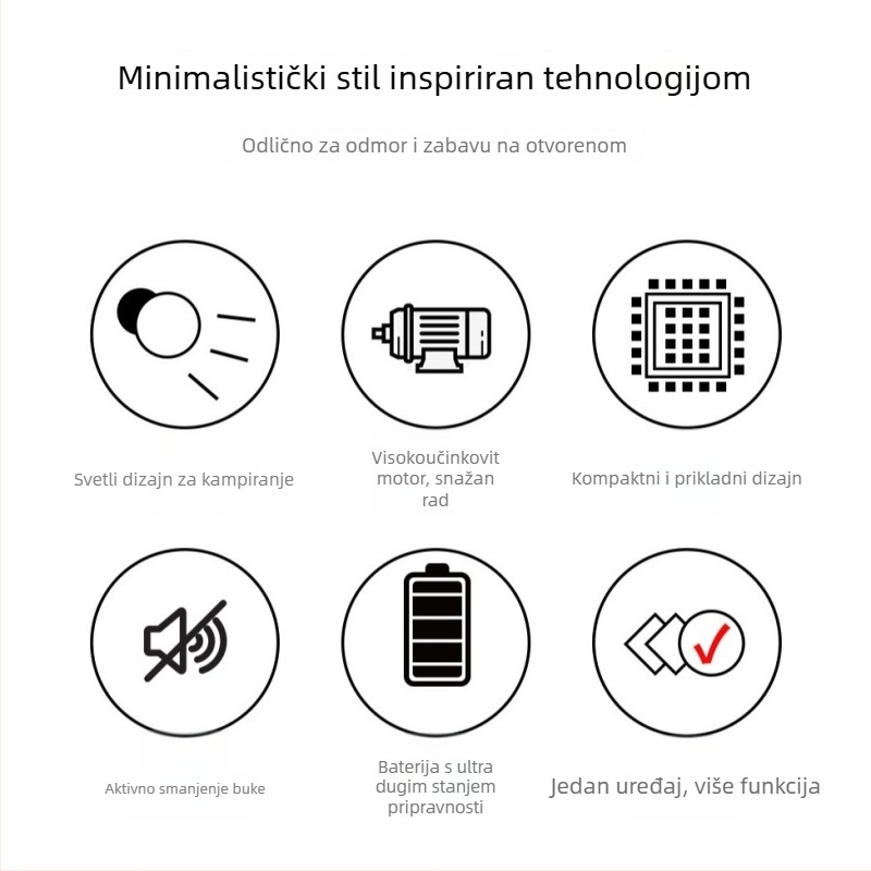 Prijenosna 12V DC automobilna pumpa za zrak s litijskom baterijom, 70 L/min, digitalni zaslon, 20+ min radnog vremena