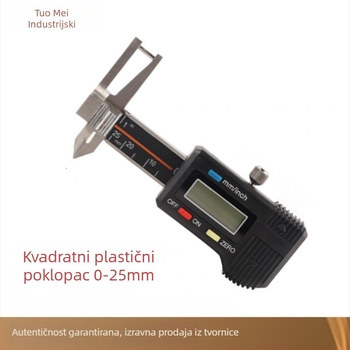 Mini digitalni kaliper za nakit i dragulje, nehrđajući čelik, 0-25 mm, točnost ±0,01 mm, tri funkcije