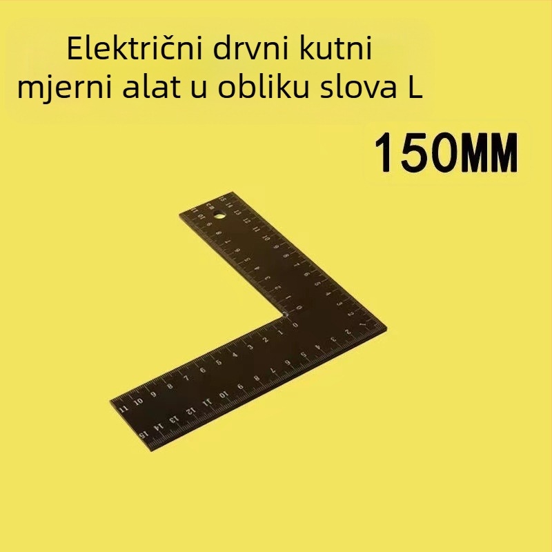 Tang's bakelitni L-oblik mjerni kut, raspon mjerenja 200