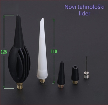 Pumpa za zračni stupac za napuhivanje s dva ili više cilindara, 220 W, protok zraka 35 L/min, digitalni prikaz, upozoravajuće svjetlo