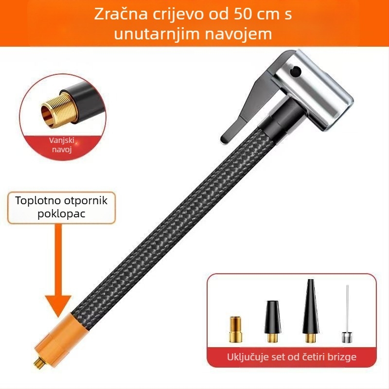 Youpinte automobilska pumpa za zrak s digitalnim zaslonom, 12V, 280W+, punjiva baterija, protok zraka 45 L/min