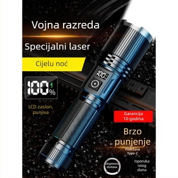 Vanjska čelna lampica s Kfan LED čipom, kućište od aluminijske legure, 350 lm i više, težina 178 g