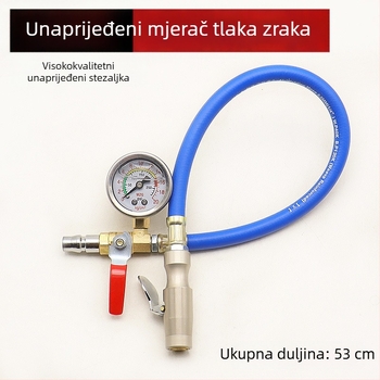 Mehanički mjerač tlaka za gumu za brzo napuhavanje – analogni mjerač tlaka za automobilsku gumu, Model: Tire Inflatable Pressure Gauge