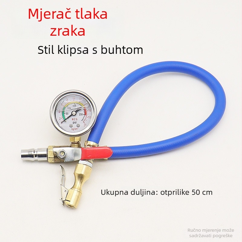 Mehanički mjerač tlaka za gumu za brzo napuhavanje – analogni mjerač tlaka za automobilsku gumu, Model: Tire Inflatable Pressure Gauge