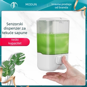 Morton zidni ručni dozator sapuna velike kapacitete, ABS materijal, pritisni mehanizam, injekcijsko oblikovanje