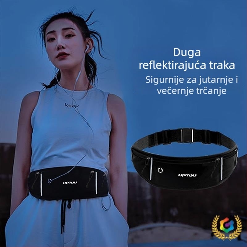 Lmxy- Muški sportski pojas za trčanje s džepom za telefon, za loptaške sportove, proljeće 2025