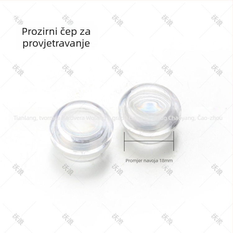 Dozator sapuna s bakrenom glavom i plastičnom glavom s gumbom, ručno pritiskanje, Du Luo završnica, moderni minimalistički stil