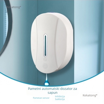 Senzorski dozator sapuna, zidni, bezkontaktan, potpuno automatski, EU CE certifikacija, moderni minimalistički stil