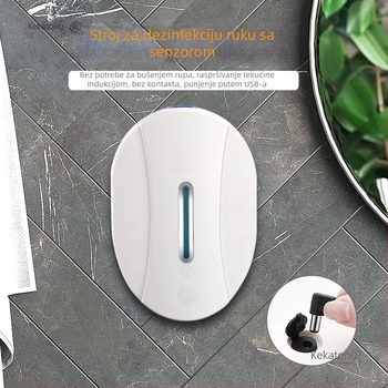 Senzorski dozator sapuna, zidni, bezkontaktan, potpuno automatski, EU CE certifikacija, moderni minimalistički stil
