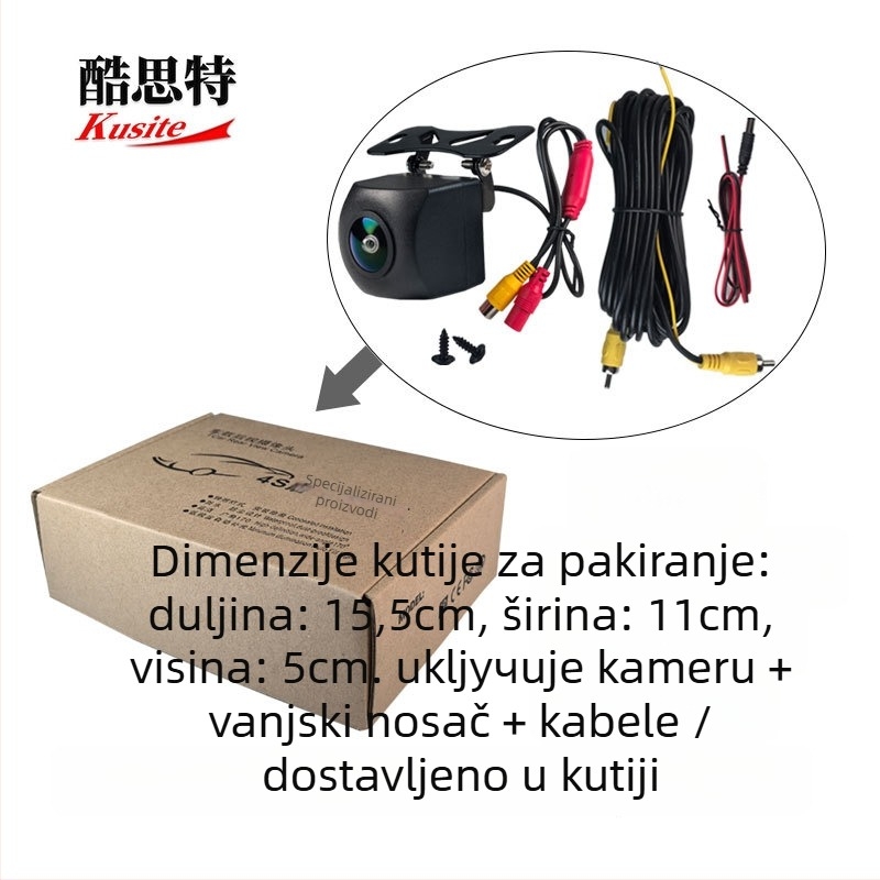Automobilska kamera stražnje ogledalo za Android veliki zaslon, AHD-720p, zvjezdano noćno snimanje, 180° kut gledanja, napajanje 12V, model Kst-ahd-4k aurora