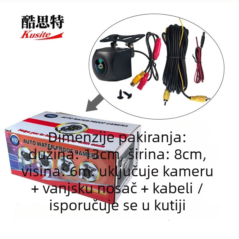 Automobilska kamera stražnje ogledalo za Android veliki zaslon, AHD-720p, zvjezdano noćno snimanje, 180° kut gledanja, napajanje 12V, model Kst-ahd-4k aurora