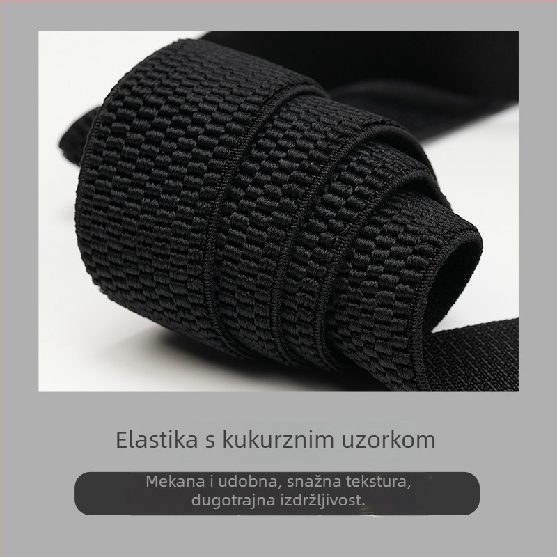 Muške naramenice za vanjsku upotrebu — 4 kopče, podesiva duljina, križni kaiševi, snažna elastičnost, poliesterska traka