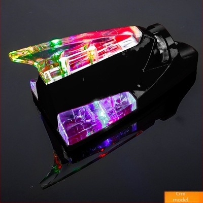 LED svjetlo za upozorenje na zadnji sudar automobila s antenom u obliku sharks fin, solarno napajanje, ljepni montažni, 12V, 12A, dugi vijek