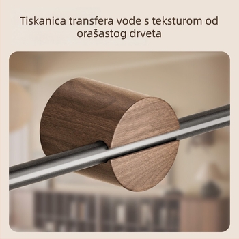 Zidni držač za ručnike bez bušenja, aluminijska legura, model Creative Towel Bar, nosivost 5–10 kg, završna obrada: sprej plastika