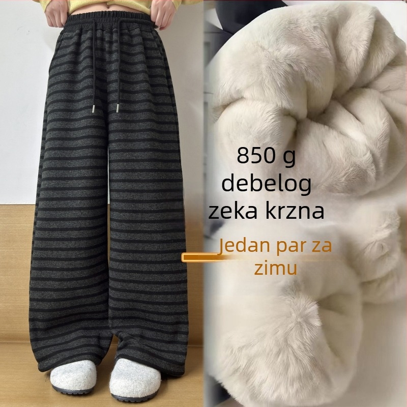 Dječje hlače s fleece podstavom, casual stil, srednji struk s elastičnim pojasom, mješavina poliester-pamuk 70% poliester, mekan završni sloj, za djecu 8+