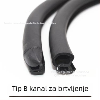 Gumene brtve za A-, B- i C-stupove automobila; zaštita od prašine i zvuka; otporne na habanje; marka Yao Xian