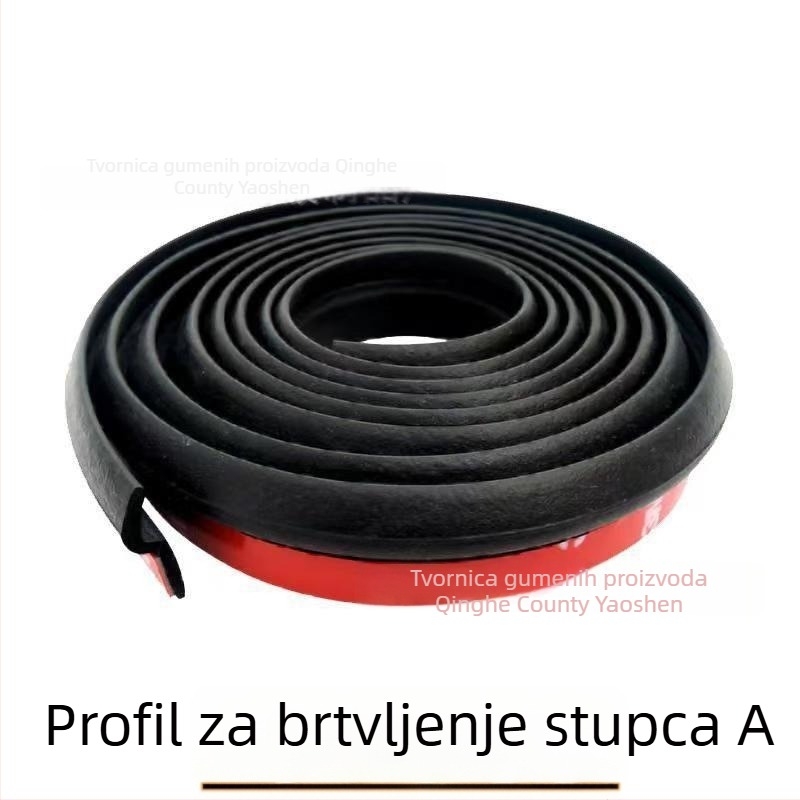 Gumene brtve za A-, B- i C-stupove automobila; zaštita od prašine i zvuka; otporne na habanje; marka Yao Xian