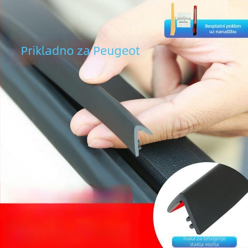 Mehanički brtveni pojas za auto prozor – brtni trak za staklo prozora, model 43O90EUK; materijal brtvenog traka: Dehydration Sticker; kompatibilan model auta: 1