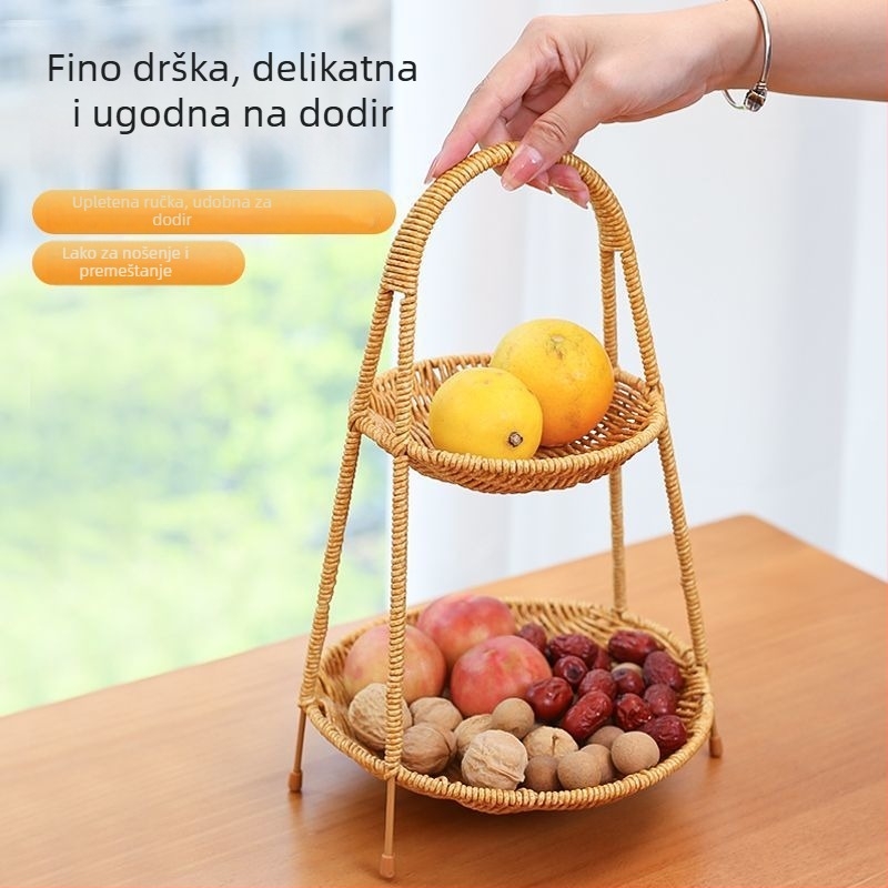 PP višeslojna posuda za voće, moderni minimalistički stil (Pokretanje: 2025)