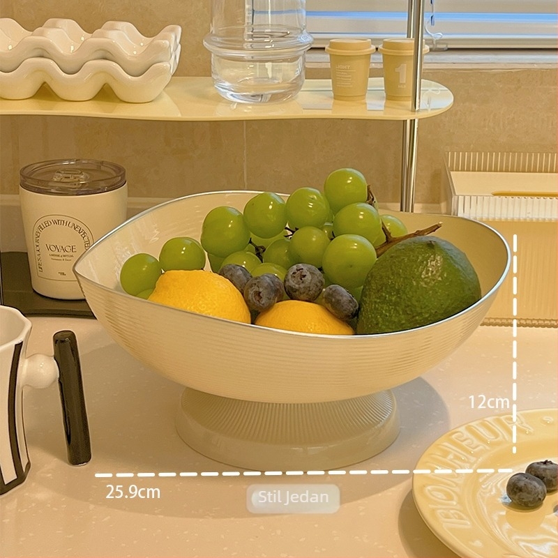 Posuda za voće za dnevni boravak, materijal: svilenih cvjetova; stil: moderan minimalistički; kvaliteta: prvoklasna (Materijal: svilenih cvjetova; Stil: moderan minimalistički; Kvaliteta: prvoklasna)