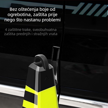 Anti-kolizijska traka za vrata Volvo XC60 (2018–2026), ABS, prilagodljiva, zaštita rubova vrata