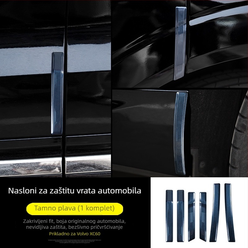 Anti-kolizijska traka za vrata Volvo XC60 (2018–2026), ABS, prilagodljiva, zaštita rubova vrata