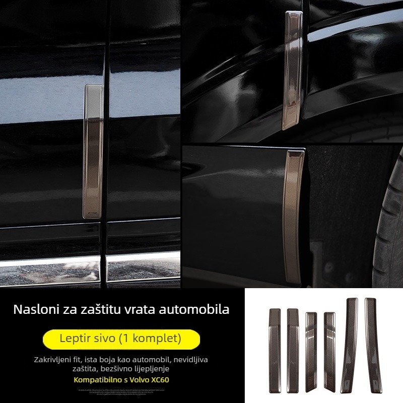Anti-kolizijska traka za vrata Volvo XC60 (2018–2026), ABS, prilagodljiva, zaštita rubova vrata