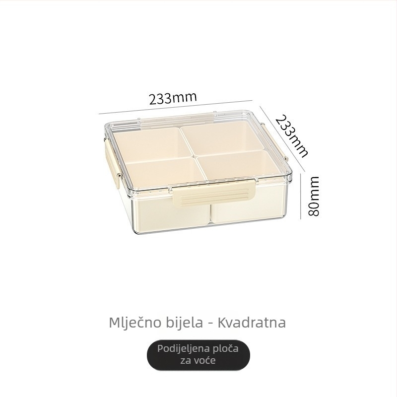 Pladanj za voće, plastika, jednostavan stil (Pokrenuto 2023; Premium kvaliteta)
